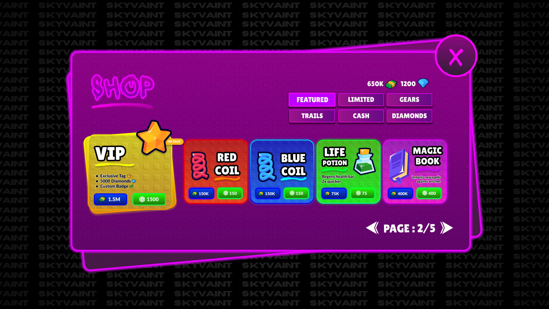 UI design showcase 3